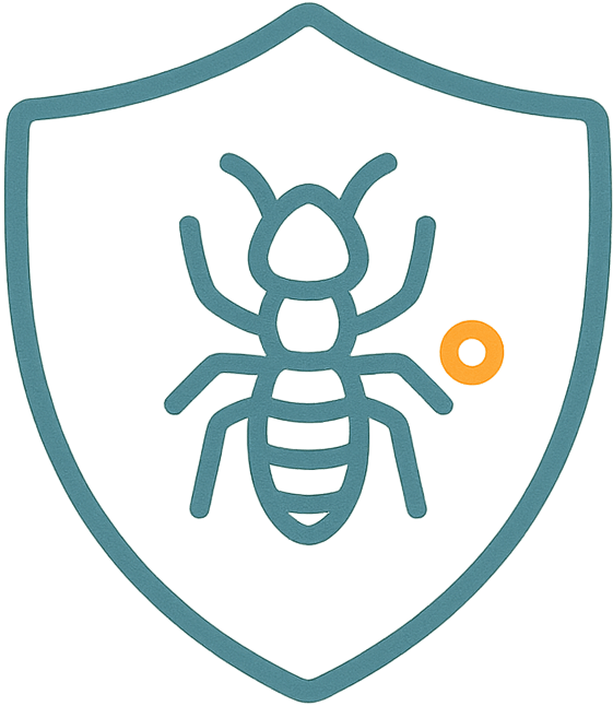 Termite protection shield logo, Fully licensed and insured Home Inspectors in Bergen County, NJ. Owned by Herman Andrade, Saddle Brook, NJ, United States.
